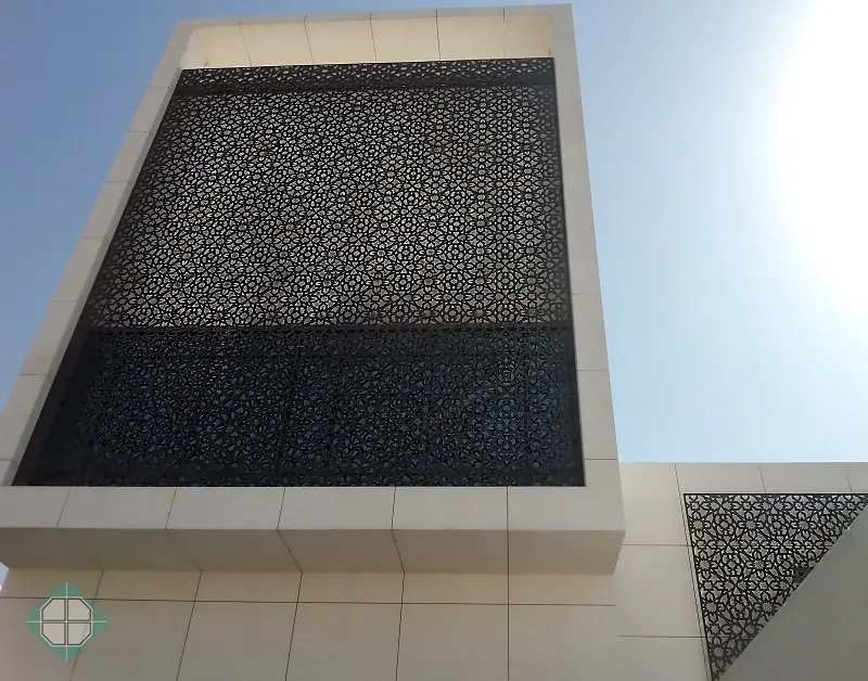 Architectural aluminium and metal canopy project 4