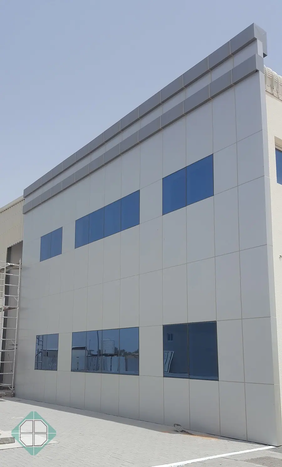 Glass and cladding exterior finish by Al Mukhattat 9