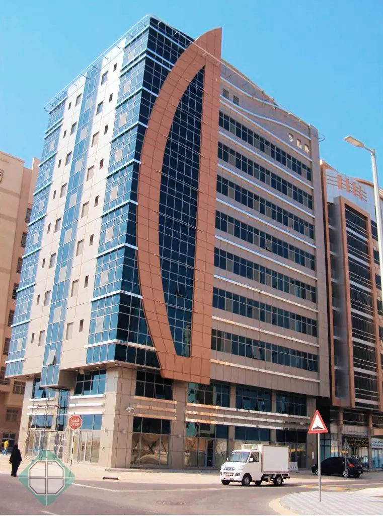 Glass and cladding exterior finish by Al Mukhattat 1