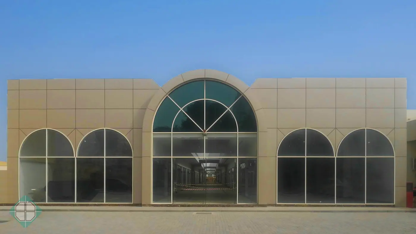 Glass and cladding exterior finish by Al Mukhattat 4
