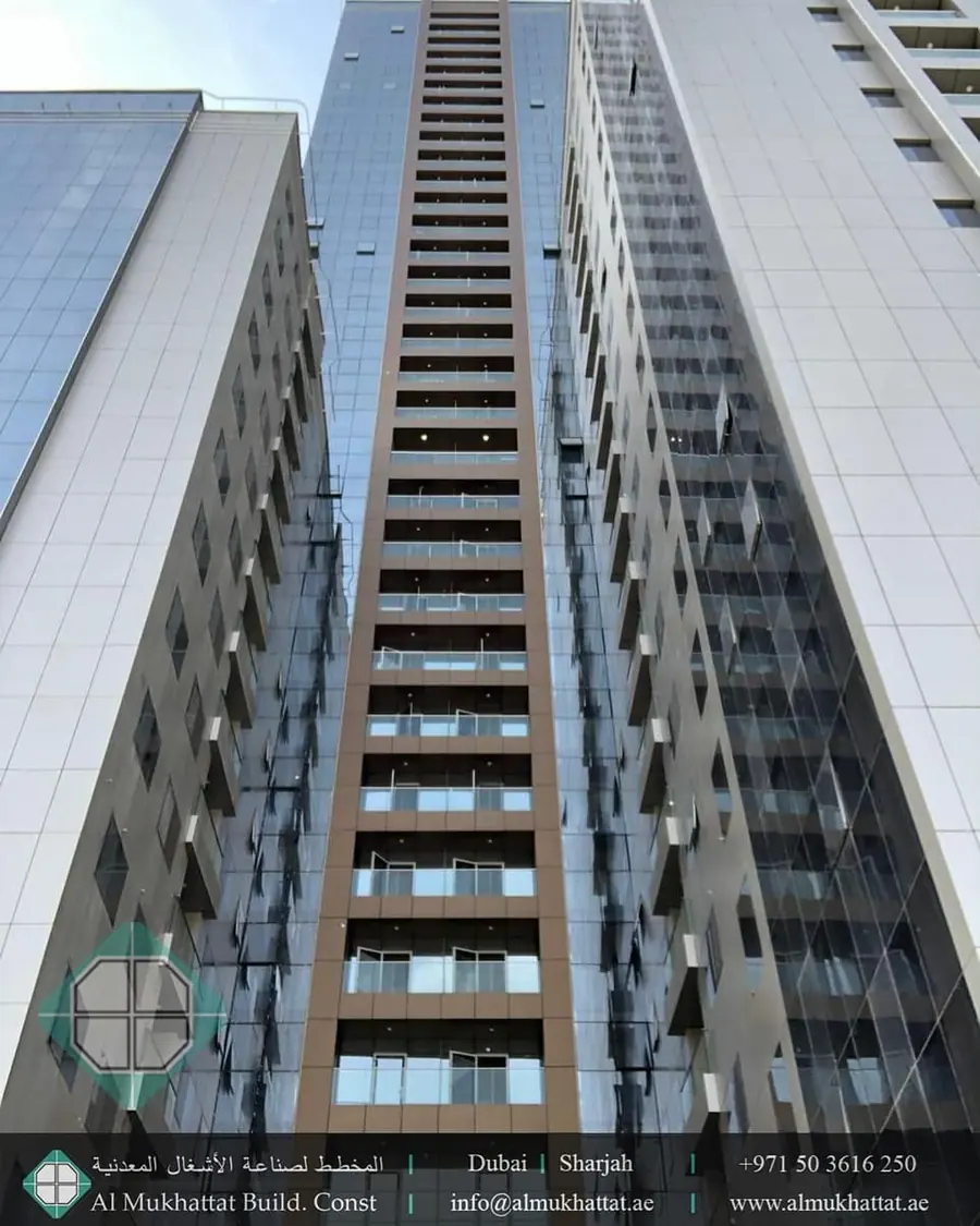 Glass and cladding exterior finish by Al Mukhattat 5