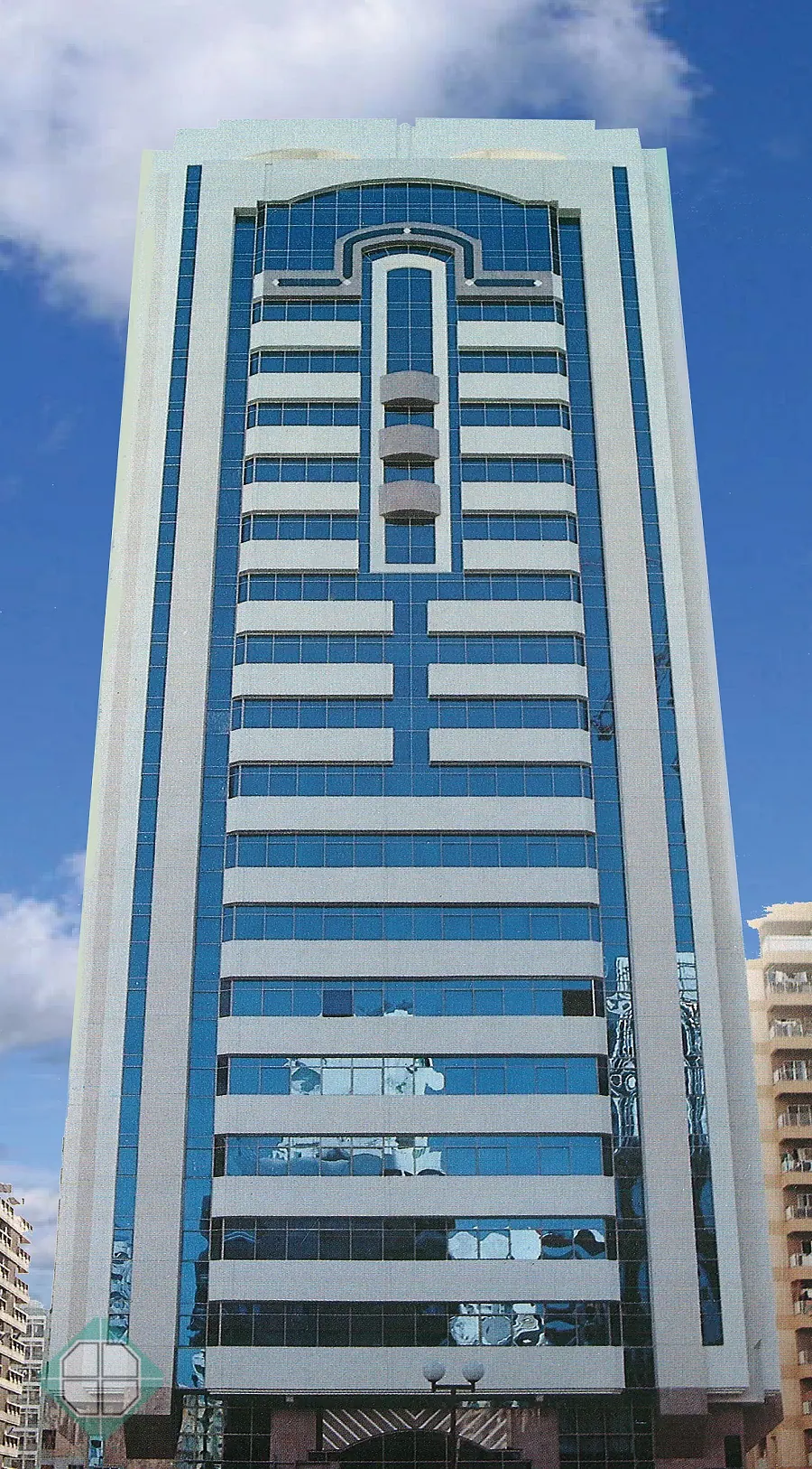 Curtain wall and aluminium facade project by Al Mukhattat 8