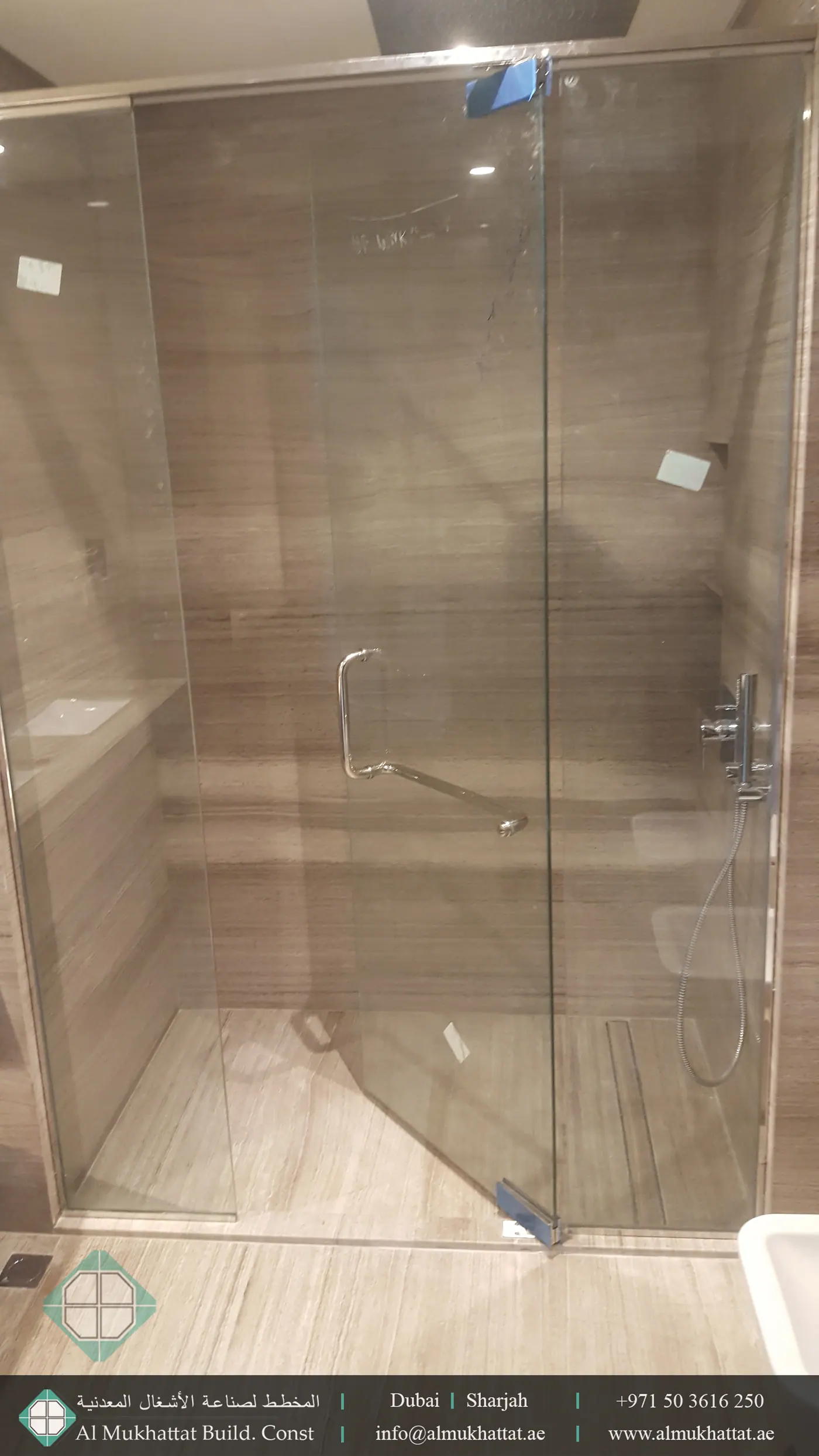 Custom glass shower enclosure and bathroom glass solution 2