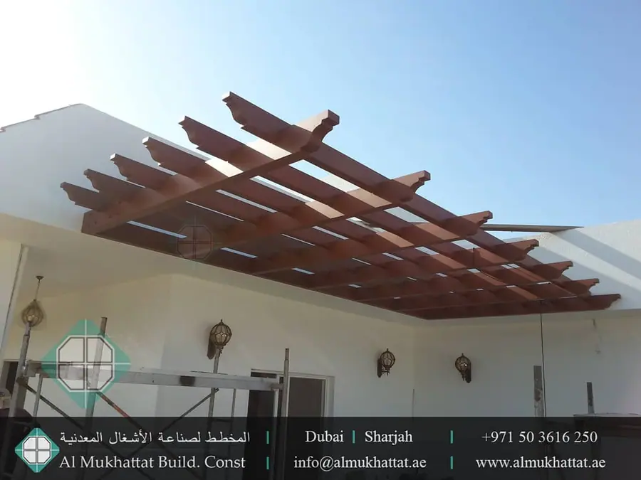 Aluminium pergola and outdoor architectural shade work 9