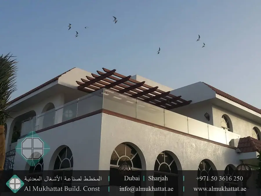 Aluminium pergola and outdoor architectural shade work 10