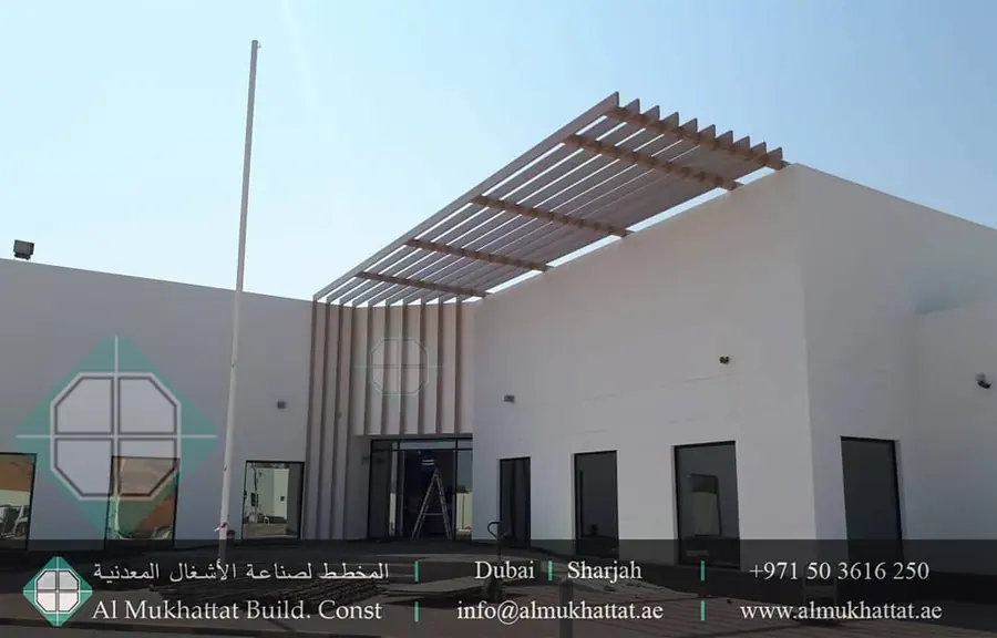 Aluminium pergola and outdoor architectural shade work 5