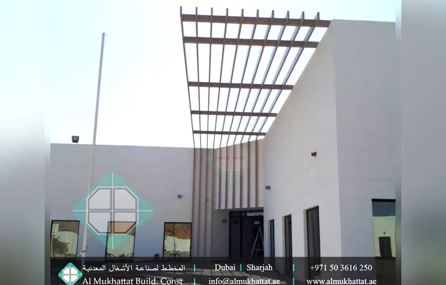 Aluminium pergola and outdoor architectural shade work 6