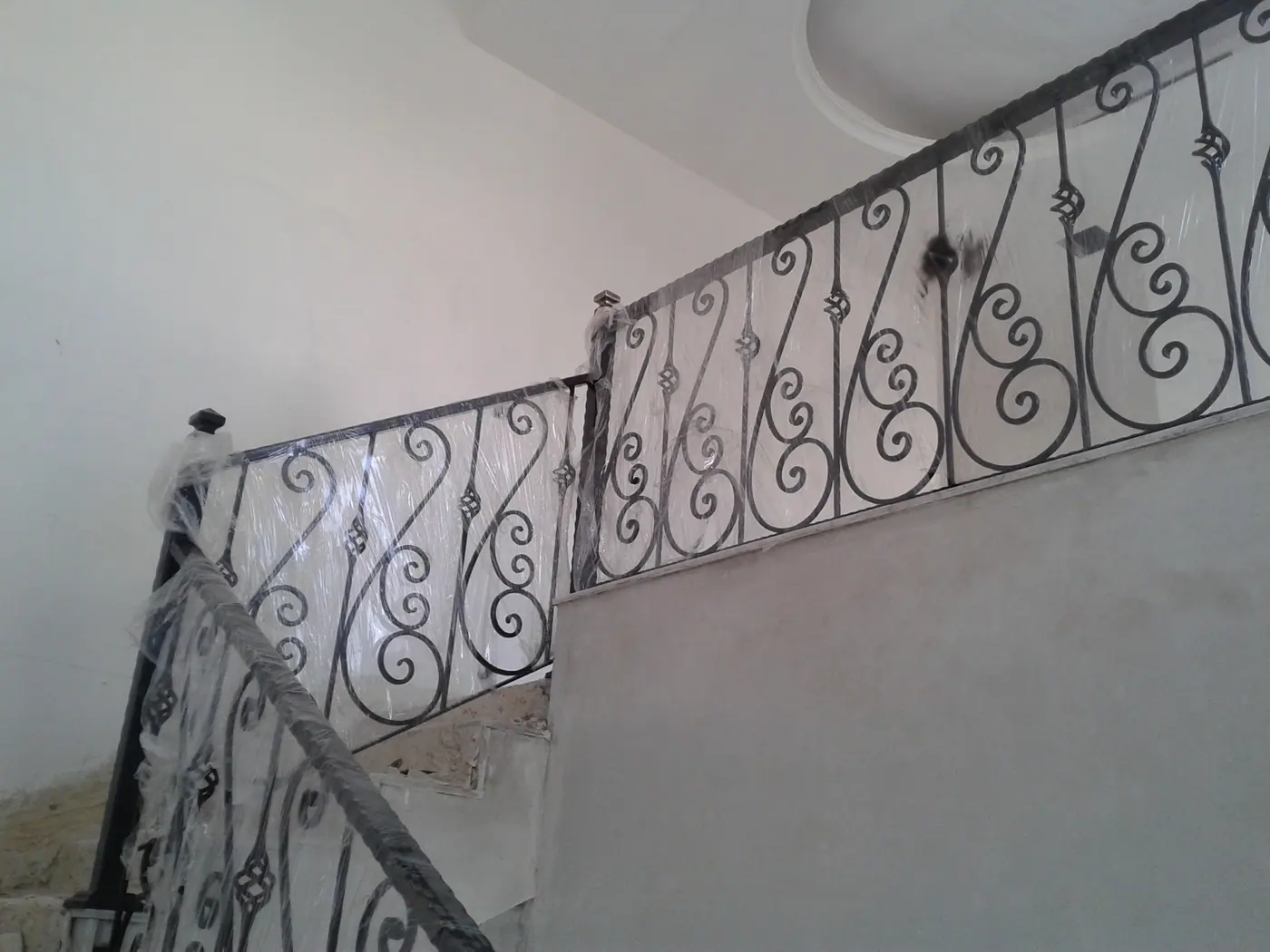 Architectural staircase metal and glass work 2