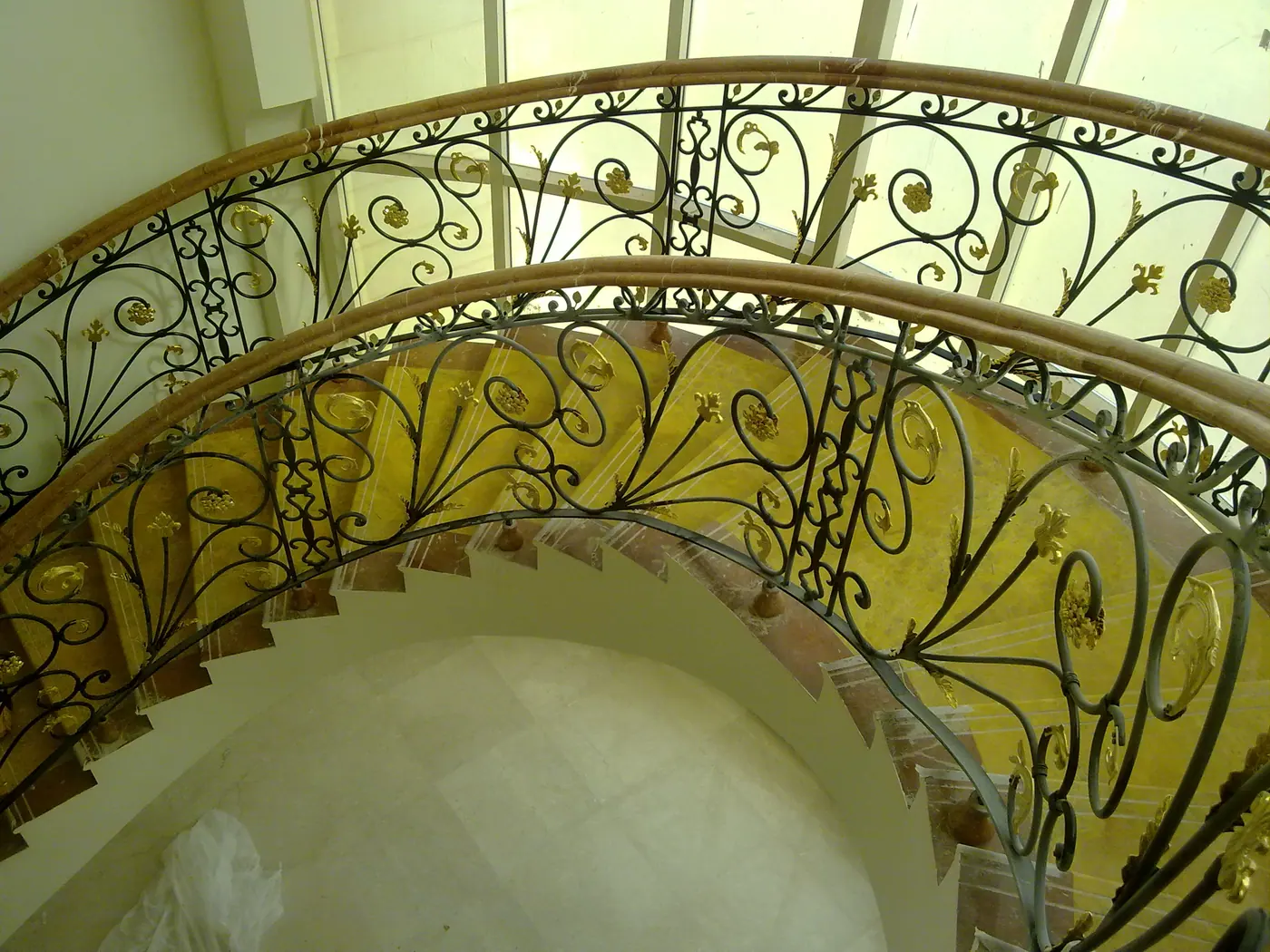Architectural staircase metal and glass work 10