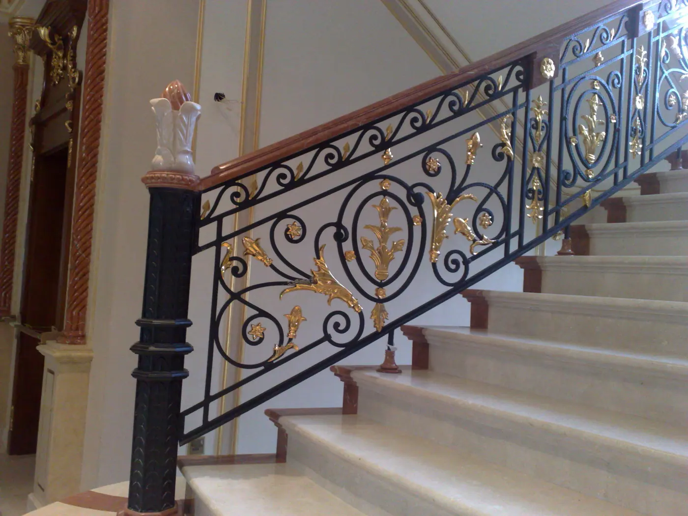 Architectural staircase metal and glass work 7