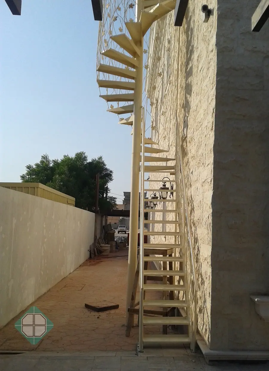 Architectural staircase metal and glass work 14